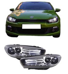 ΦΑΝΑΡΙΑ Εμπρός Headlights Vw Scirocco 08-14 DRL Black