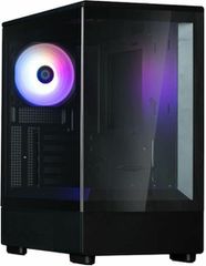 Zalman P10 Mini Tower Κουτί Υπολογιστή με Πλαϊνό Παράθυρο και RGB Φωτισμό Μαύρο