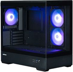 Zalman P30 Gaming Mini Tower Κουτί Υπολογιστή με Πλαϊνό Παράθυρο Μαύρο P30 Black V2