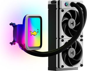 HYTE Thicc Q60 Υδρόψυξη CPU Διπλού Ανεμιστήρα 120mm για Socket AM4/AM5/1700/1200/115x με RGB Φωτισμό