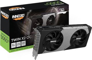 Inno 3D GeForce RTX 5060 Ti 16GB GDDR7 Twin X2 OC GPU N506T2-16D7X-191073N