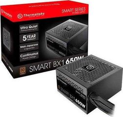 Thermaltake Smart BX1 650W Μαύρο Τροφοδοτικό Υπολογιστή Full Wired 80 Plus Bronze