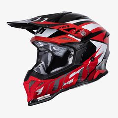 ΚΡΑΝΟΣ JUST1 OFF J-39 REVO RED/WHITE/BLACK GLOSS