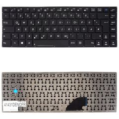 Deutsche Tastatur für Laptop - German Laptop Keyboard για Asus Transformer Book T300 T300L T300LA 90NB02W1-R31FR0 90NB02W1-R31US0 0KNB0-410CGE00 13NB02W1AM1301 DE Nο Frame Black ( Κωδ.41431DENOFR )