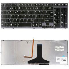 Deutsche Tastatur für Laptop - German Laptop Keyboard για Toshiba Satellite P750 P770 P775 A660 A665 Qosmio X770 X775 K000119880 K000120210 PK130IU2B00 9Z.N4YBC.101 DE Backlight Black Gray Frame ( Κωδ
