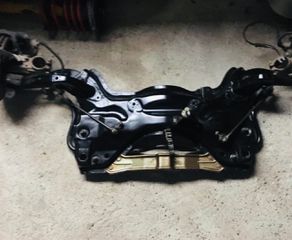 Peugeot 206 γέφυρα εμπρός άξονα κομπλέ με φρένα,κρεμαγιέρα