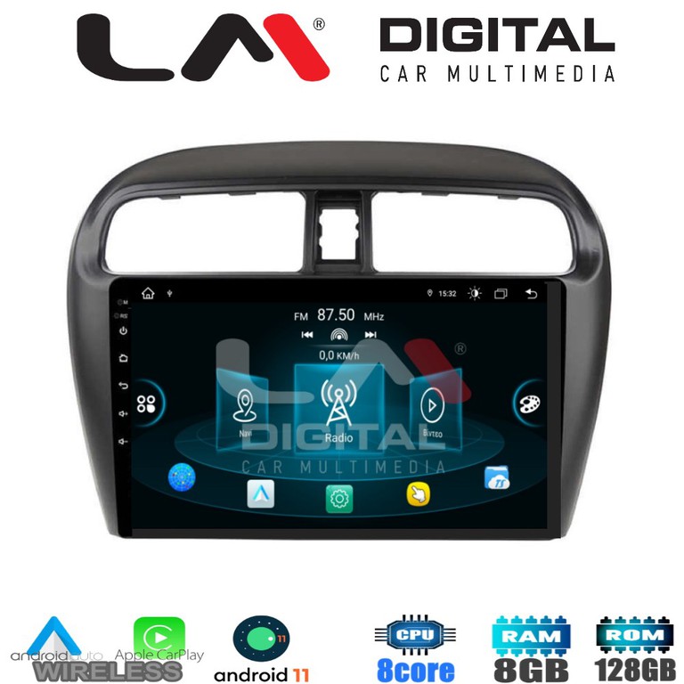 LM Digital - LM ZT8850 GPS Οθόνη OEM Multimedia Αυτοκινήτου για Mitsubishi Spacestar 2013> (CarPlay/AndroidAuto/BT/GPS/WIFI/GPRS)