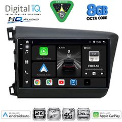 DIGITAL IQ BXK 201904D_CPAA (9inc) MULTIMEDIA TABLET for HONDA CIVIC 4Doors mod. 2012-2016 | Pancarshop