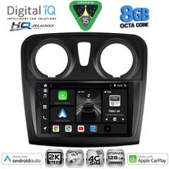 DIGITAL IQ BXK 20108_CPAA (9inc) MULTIMEDIA TABLET for DACIA LOGAN – SANDERO mod. 2012-2019 | Pancarshop