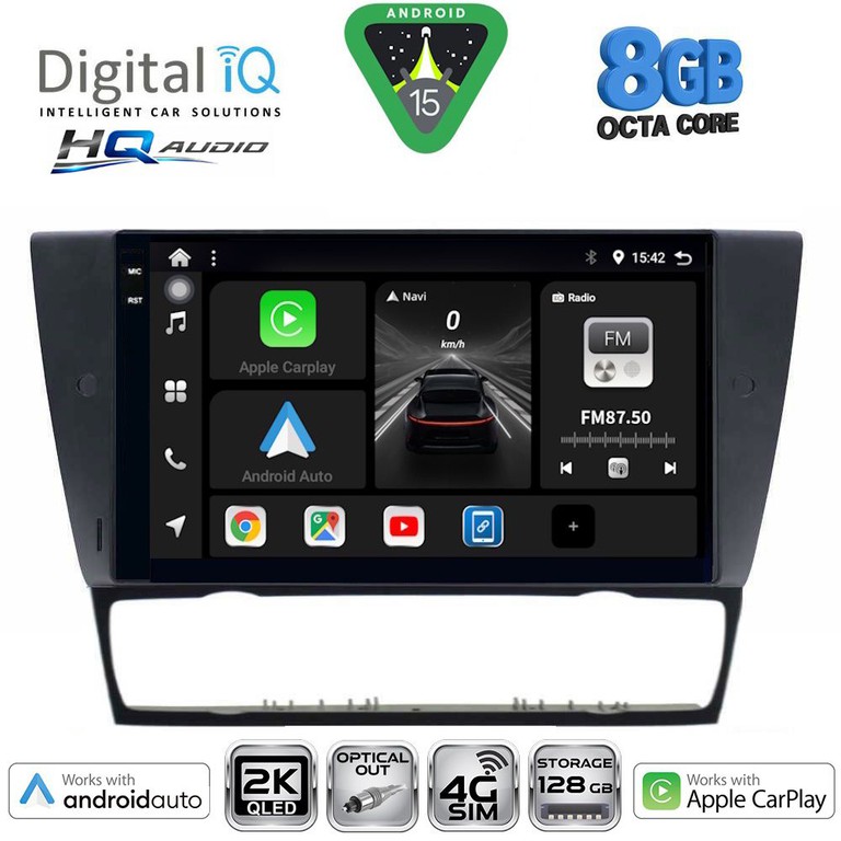 DIGITAL IQ BXK 20043_CPAA (9inc) MULTIMEDIA TABLET for BMW E90-E91-E92-E93 mod. 2005-2012 | Pancarshop