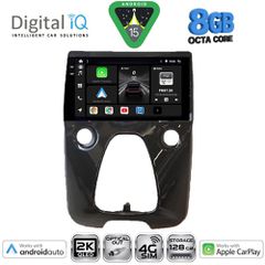 DIGITAL IQ BXK 20708_CPAA A/C (10inc) MULTIMEDIA TABLET for CITROEN C1-PEUGEOT 108-TOYOTA AYGO mod. 2014-2022 | Pancarshop
