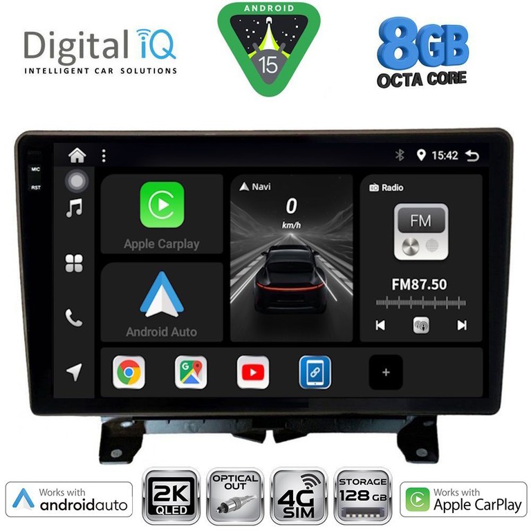 DIGITAL IQ BXK 20332_CPAA (9inc) MULTIMEDIA TABLET for LAND ROVER DISCOVERY 3 - RANGE ROVER SPORT mod. 2004-2009 | Pancarshop
