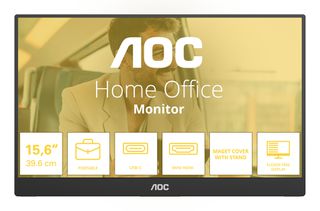 AOC 16T20E2 Φορητή Οθόνη 15.6" IPS LED FHD 1920x1080