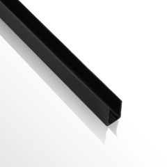 Βάση Στήριξης για Neon Flex - Μαύρο Ματ - Μ300 x Π0.8 x Υ1.3cm - Πακέτο 5 Τεμαχίων