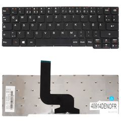Deutsche Tastatur für Tablet - German Tablet Keyboard για Lenovo Miix 2 10 Tablet 80DE 80DV IdeaPad Miix 3-1030 80HV 80HVS00300 25214960 25214990 25214968 90205070 25214985 DE Nο Frame Black ( Κωδ.409