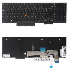 Deutsche Tastatur für Laptop - German Laptop Keyboard για Lenovo ThinkPad L15 20U3 20U4 20U7 20U8 Gen 2 20X4 20X8 T15p 20TN 21A7 21DA P15v 20TQ 21A9 21D8 5N20W68145 5N20W68253 DE Pointer Backlight Βla