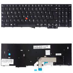 Deutsche Tastatur für Laptop - German Laptop Keyboard για Lenovo Thinkpad E570 20H5 20H6 E570c 20H7 E575 20H8 01AX123 01AX227 01AX163 01AX203 01AX160 01AX189 DE Pointer Black ( Κωδ.40622DEPOINTER )