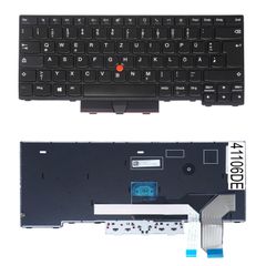 Deutsche Tastatur für Laptop - German Laptop Keyboard για Lenovo ThinkPad L14 Gen 1 20U1 20U2 20U5 20U6 L14 Gen 2 20X1 20X2 20X5 20X6 5N20W67733 5N20W67805 5N20W67841 5N20W67697 DE Pointer Βlack ( Κωδ