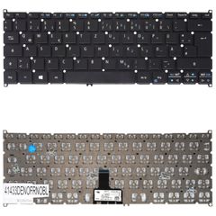 Deutsche Tastatur für Laptop - German Laptop Keyboard για Acer Aspire R14 R5-471T R5-431T R7-372T R5-471 6B.G7TN5.001 6B.G7TN5.011 6B.G7TN5.014 V153462A NSK-R5ABC DE Nο Frame Black ( Κωδ.41433DENOFRNO