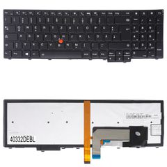 Deutsche Tastatur für Laptop - German Laptop Keyboard για Lenovo Thinkpad T540p 20BE T550 20CJ T560 20FH L560 20F1 L570 20J8 L540 20AU P50s 20FK E440 20C5 W540 20BH 04Y2689 01AX610 00PA647 DE Pointer