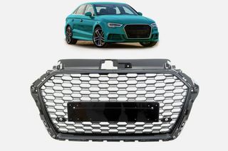 Μπροστινή μάσκα χωρίς σήμα για Audi A3 8V Facelift (2017-2018)