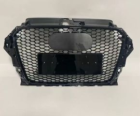 Μπροστινή μάσκα για Audi A3 8V (2012-2016) RS3 Design Piano Black