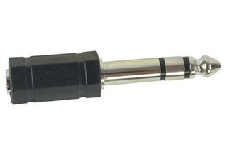 CABLETIME αντάπτορας ήχου 6.35mm σε 3.5mm AV-RA19N, μαύρος, 10τμχ