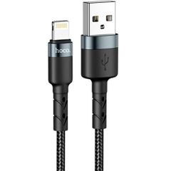 Καλώδιο Hoco. SU99 Plus USB σε Lightning Fast Charging 3A Braided Μαύρο 2m