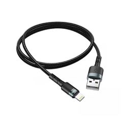 Καλώδιο Hoco. SU99 USB σε Lightning Fast Charging 3A Braided Μαύρο 1m