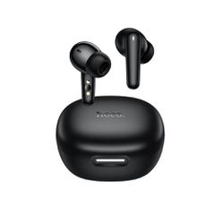 Wireless Hands Free Hoco EQ100 Intelligent TWS Dual Mic v5.4 500mAh 10 h Λειτουργίας και AI Μετάφραση σε 134 Γλώσσες με Βάση Κινητού Μαύρα