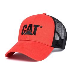 Καπέλο Εργασίας Jockey Caterpillar 100% Βαμβακερό One Size Ώχρα 1120062 CAT