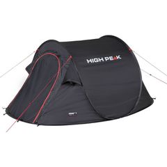 High Peak 10290 Vision 3 Αυτόματη Σκηνή Camping Pop Up Μαύρη 3 Εποχών για 3 Άτομα 235x180x100εκ.
