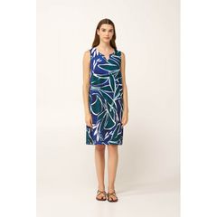 Vamp Γυναικείο Αμάνικο Φόρεμα Viscose Oceanic Breeze SS '26