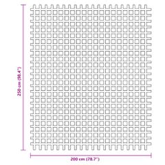 vidaXL Χαλί Σκηνής Μπλε 2,5x2 μ.-thumb-6