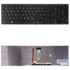 Deutsche Tastatur für Laptop - German Laptop Keyboard για Toshiba Satellite P50-A P55-A P70-A P55T-A H000047400 H000047410 H000055250 H000055440 DE No Frame Backlight Black ( Κωδ.40286DENOFRBL )