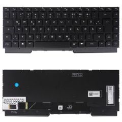 Deutsche Tastatur für Laptop - German Laptop Keyboard για Dell G Series G16 7620 7625 7630 7635 06NJJK 54GH5 054GH5 VGM7G PK1336U1C16 NSK-DEABBC DE No Frame Per-key RGB Backlight Black ( Κωδ.40959DERB