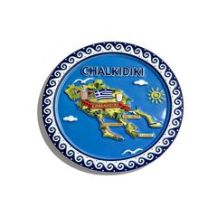 Τουριστικό μαγνητάκι Souvenir - Σετ 12pcs - Chalkidiki - 678577