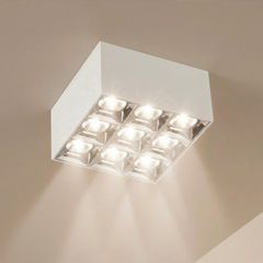 Φωτιστικό Downlight Σποτ LED 30W 4200lm 36° AC 220-240V IP20 Φυσικό Λευκό 4500K - Osram SMD Chip & TÜV SÜD Driver - Λευκό Ματ - Μ12 x Π12 x Υ6.6cm - 5 Χρόνια Εγγύηση