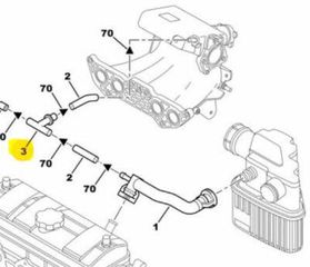 ΣΩΛΗΝΑΣ ΑΝΑΘΥΜ.TU BERLINGO SAXO XSARA 106 106 ANAN 306 PARTNER , 1192Q0