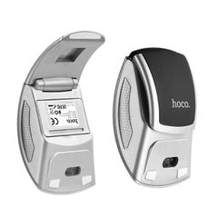 Ασύρματο Ποντίκι Hoco. DI03 1200 DPI 2.4G 3 Πλήκτρων Αναδιπλούμενο. Μαύρο-Ασημί