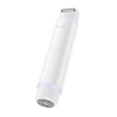 Hoco HP81 Επαναφορτιζόμενο Ladies Shaver 2 σε 1 6000rpm 400mAh IPX6 Κατάλληλο για Χρήση σε όλο το Σώμα Λευκό