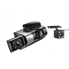 Καταγραφική Κάμερα Αυτοκινήτου Hoco. DI64 Triumph 1080p Ultra Wide Γωνία Λήψης 170° 4" Οθόνη με Ταυτόχρονη Καταγραφή απο 3 Κάμερες