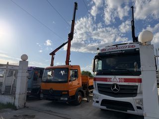 Ανατροπή + Γερανός Mercedes-Benz 2003 Atego 818 Meiller-palfinger 5000