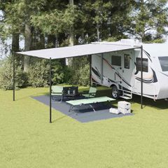 vidaXL Χαλκάκι Σκηνής Μπλε και Γκρι 550 x 250 cm Πολυαιθυλένιο