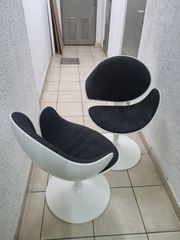 Περιστρεφόμενες design πολυθρόνες (σετ 2 τεμαχίων)-thumb-1
