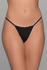 Tanga String Bamboo - Μαύρο