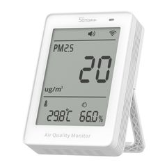 Sonoff AirGuard PM2.5 SAWF-07P WiFi LCD Οθόνη παρακολούθησης ποιότητας αέρα