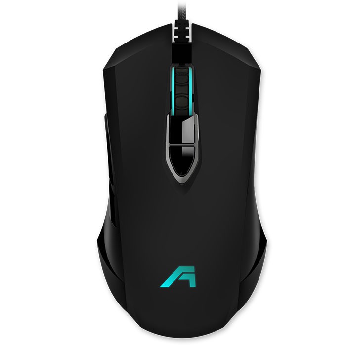 NOD ALPHA WIRED RGB GAMING MOUSE w SOFTWARE MACROS
