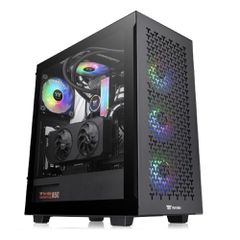 Thermaltake CA-1S3-00M1WN-03 κουτί υπολογιστή Midi Tower Μαύρος (Μαύρο)