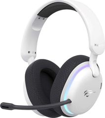 Havit Fuxi H7 Over Ear Gaming Headset με σύνδεση Bluetooth Λευκό